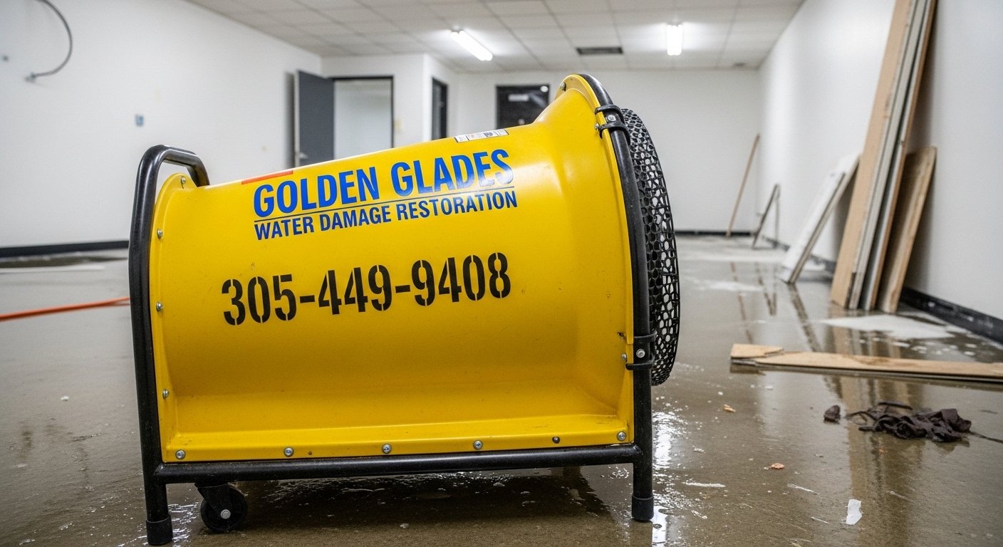 Water Extraction in North Miami Beach, FL equipment setup