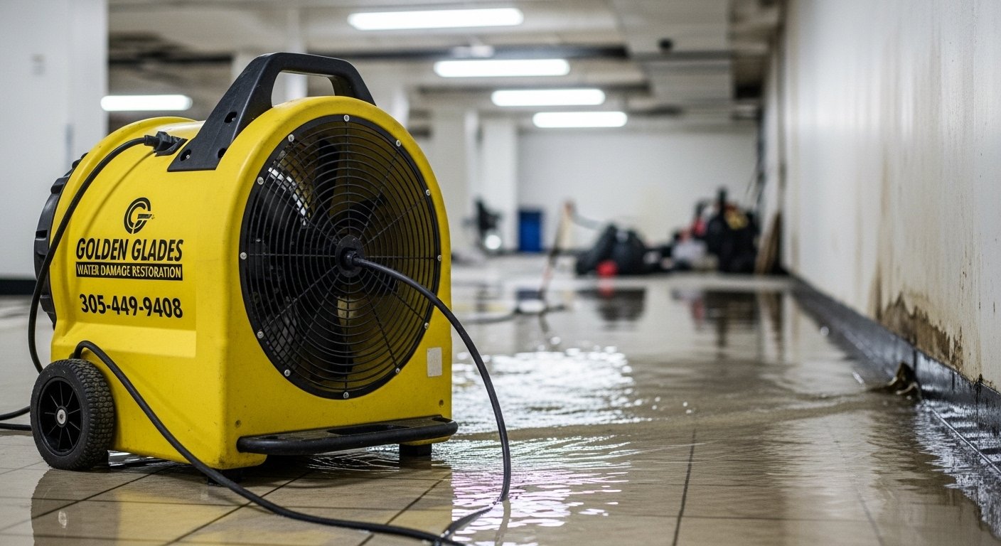 Mold Remediation in North Miami Beach, FL equipment setup