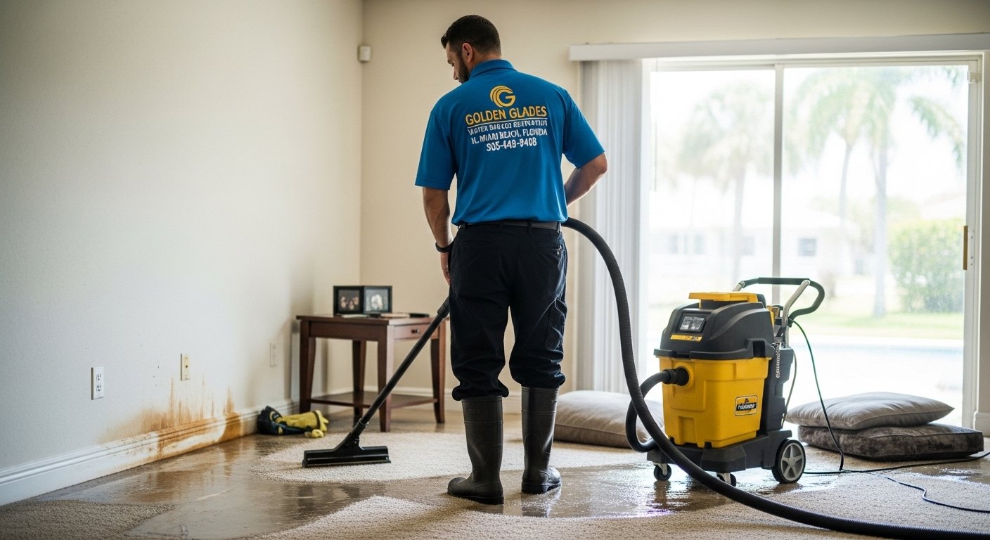 Water Extraction in North Miami Beach, FL crew working in North Miami Beach