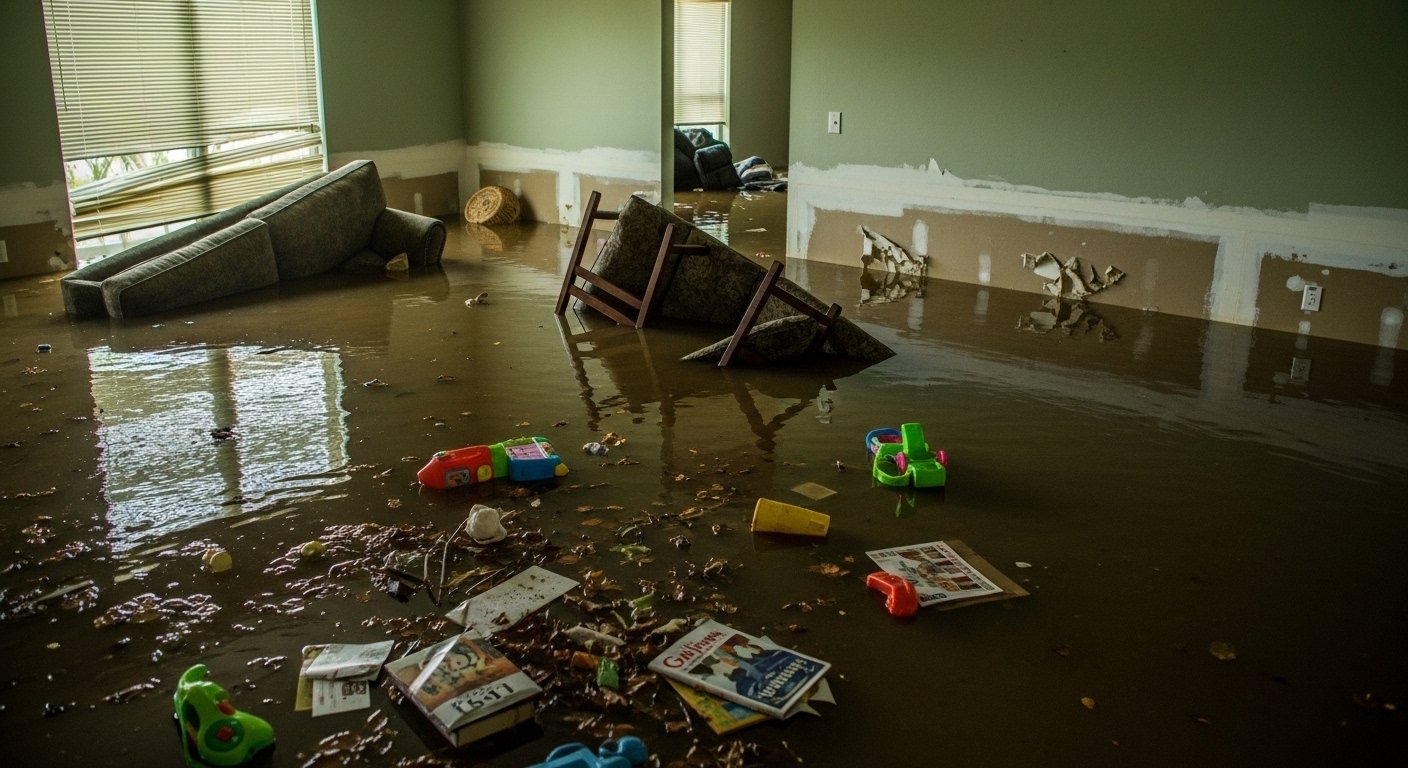 Flooded Condo Emergency Water Extraction emergency damage